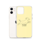 Wocker Cocker - Working Cocker Spaniel - iPhone Case - Soft Yellow