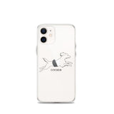 Cocker Spaniel iPhone case - Clear