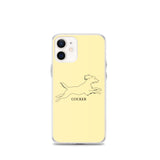Cocker Spaniel iPhone case - Soft Yellow