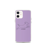 Cocker Spaniel iPhone case - Purple