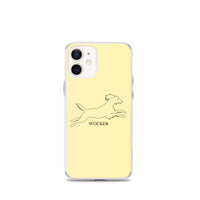 Wocker - Working Cocker Spaniel - iPhone Case - Pale Yellow
