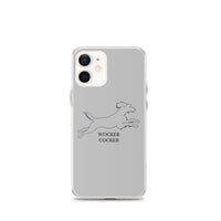 Wocker Cocker - Working Cocker Spaniel - iPhone Case - Grey