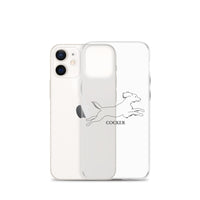 Cocker Spaniel iPhone case - Clear