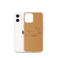 Cocker Spaniel iPhone case - Tan