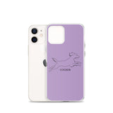 Cocker Spaniel iPhone case - Purple
