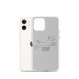 Wocker Cocker - Working Cocker Spaniel - iPhone Case - Grey