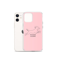 Wocker Cocker - Working Cocker Spaniel - iPhone Case - Pink