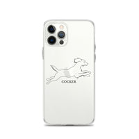 Cocker Spaniel iPhone case - Clear