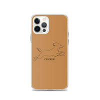 Cocker Spaniel iPhone case - Tan