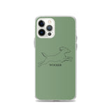 Wocker - Working Cocker Spaniel - iPhone Case - Green