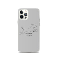 Wocker Cocker - Working Cocker Spaniel - iPhone Case - Grey