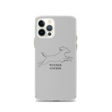 Wocker Cocker - Working Cocker Spaniel - iPhone Case - Grey