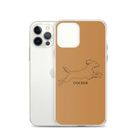 Cocker Spaniel iPhone case - Tan