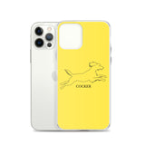 Cocker Spaniel iPhone case - Yellow