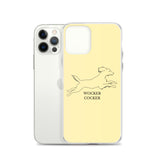 Wocker Cocker - Working Cocker Spaniel - iPhone Case - Soft Yellow