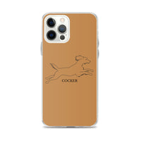 Cocker Spaniel iPhone case - Tan