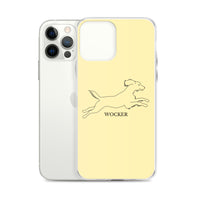 Wocker - Working Cocker Spaniel - iPhone Case - Pale Yellow
