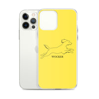 Wocker - Working Cocker Spaniel - iPhone Case - Yellow