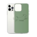 Wocker - Working Cocker Spaniel - iPhone Case - Green
