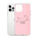 Wocker Cocker - Working Cocker Spaniel - iPhone Case - Pink