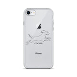 Cocker Spaniel iPhone case - Clear