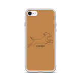 Cocker Spaniel iPhone case - Tan