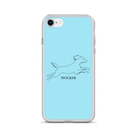 Wocker - Working Cocker Spaniel - iPhone Case - Light Blue