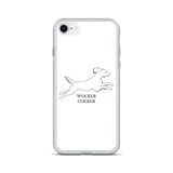 Wocker Cocker - Working Cocker Spaniel - iPhone Case - White