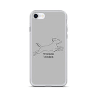 Wocker Cocker - Working Cocker Spaniel - iPhone Case - Grey