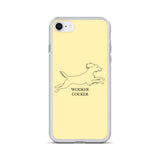 Wocker Cocker - Working Cocker Spaniel - iPhone Case - Soft Yellow