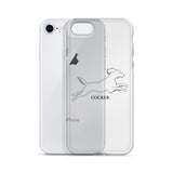 Cocker Spaniel iPhone case - Clear