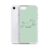 Wocker - Working Cocker Spaniel - iPhone Case - Light Green