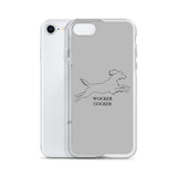Wocker Cocker - Working Cocker Spaniel - iPhone Case - Grey