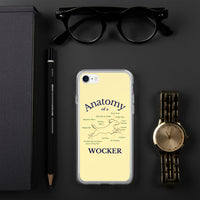Anatomy of a Wocker - Working Cocker Spaniel - iPhone Case - Soft Yellow