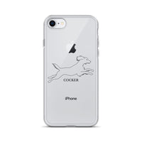 Cocker Spaniel iPhone case - Clear