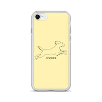 Cocker Spaniel iPhone case - Soft Yellow
