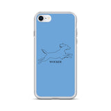 Wocker - Working Cocker Spaniel - iPhone Case - Blue