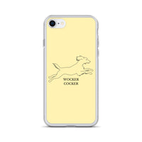 Wocker Cocker - Working Cocker Spaniel - iPhone Case - Soft Yellow