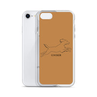 Cocker Spaniel iPhone case - Tan