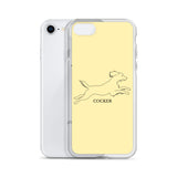 Cocker Spaniel iPhone case - Soft Yellow