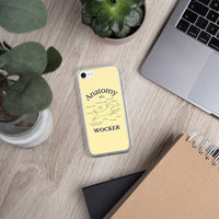 Anatomy of a Wocker - Working Cocker Spaniel - iPhone Case - Soft Yellow
