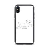 Wocker - Working Cocker Spaniel - iPhone Case - White