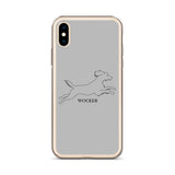 Wocker - Working Cocker Spaniel - iPhone Case - Grey