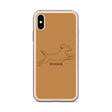 Wocker - Working Cocker Spaniel - iPhone Case - Tan