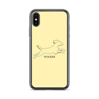 Wocker - Working Cocker Spaniel - iPhone Case - Pale Yellow