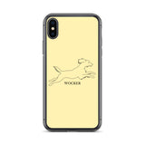Wocker - Working Cocker Spaniel - iPhone Case - Pale Yellow