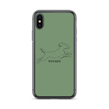 Wocker - Working Cocker Spaniel - iPhone Case - Green
