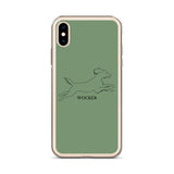 Wocker - Working Cocker Spaniel - iPhone Case - Green
