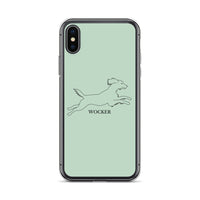 Wocker - Working Cocker Spaniel - iPhone Case - Light Green