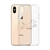 Cocker Spaniel iPhone case - Clear